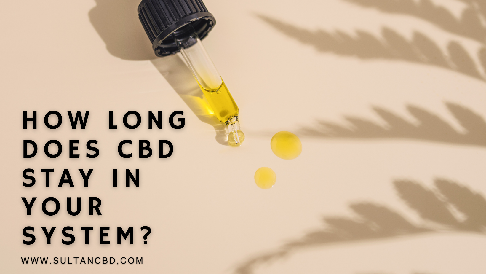 How Long Does CBD Stay in Your Body? Sultan