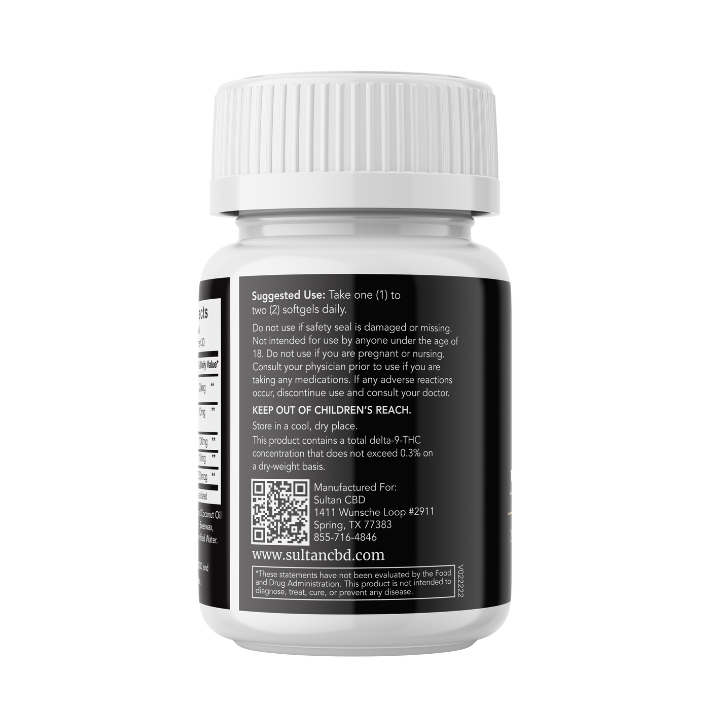 Energy & Focus Softgels - 20mg CBD & 10mg CBG
