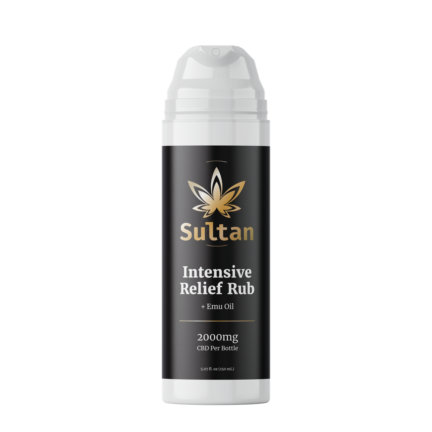 CBD Intensive Pain Relief Rub with Emu Oil - 2,000mg of CBD
