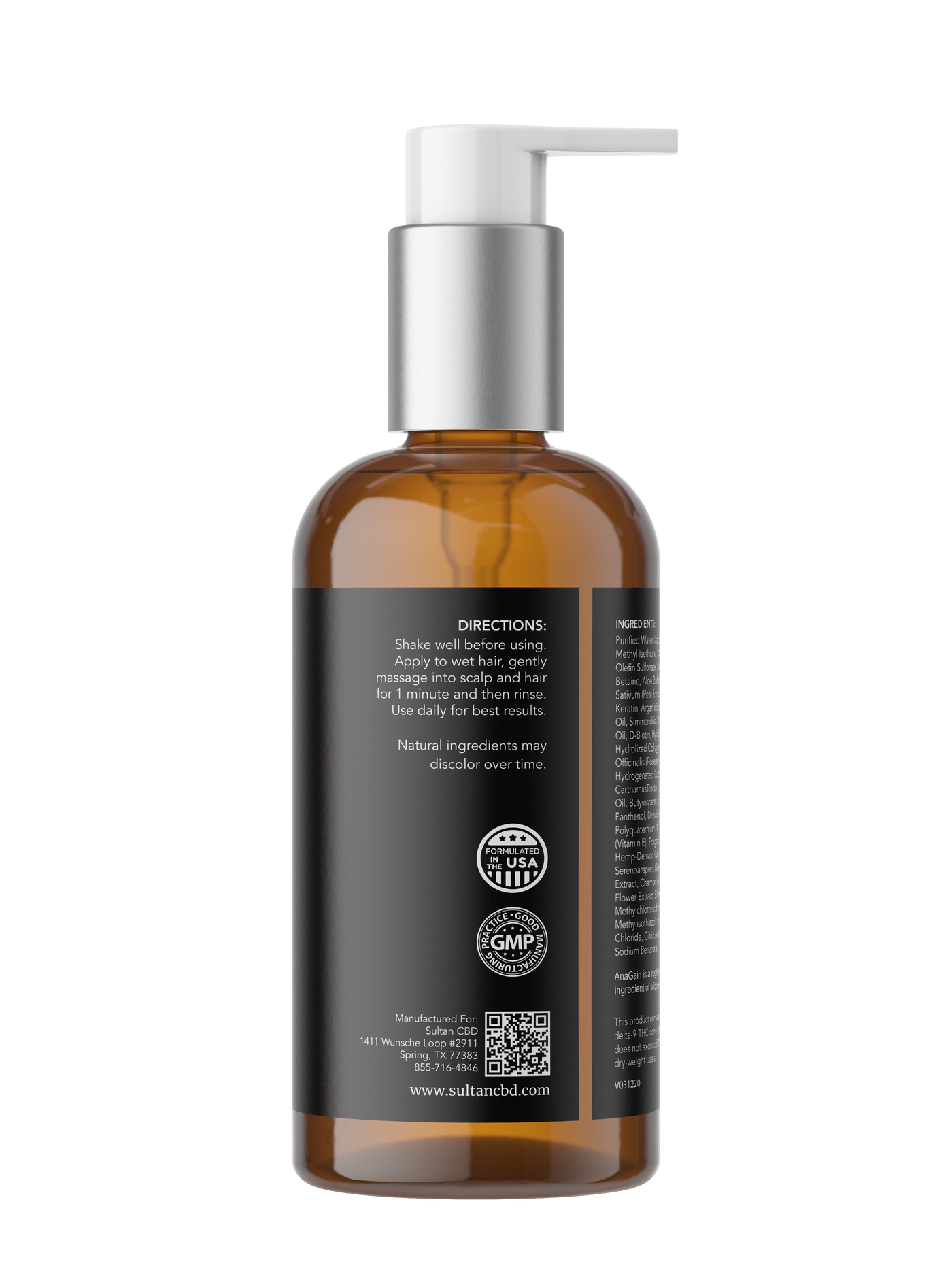 CBD Hair Shampoo with Anagain - 50mg of CBD