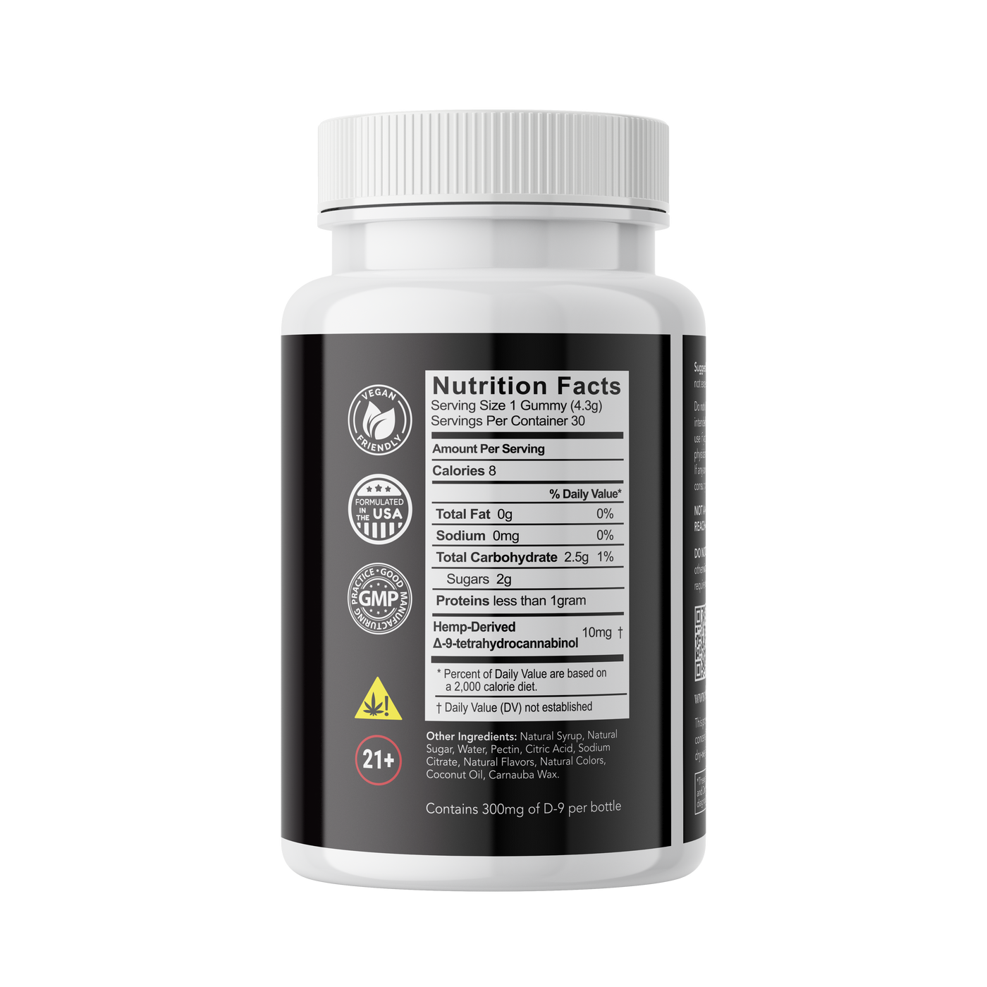 Vegan Delta 9 Gummies - 10mg Delta-9