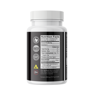 Vegan Delta 9 Gummies - 10mg Delta-9